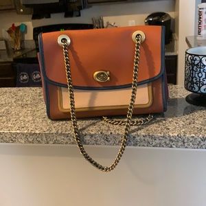 Coach Colorblock Parker Shoulder Bag/Crossbody